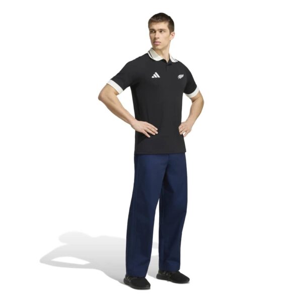 All Blacks Single Fern Leisurewear Polo Shirt - Image 4