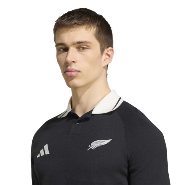 All Blacks Single Fern Leisurewear Polo Shirt - Image 5
