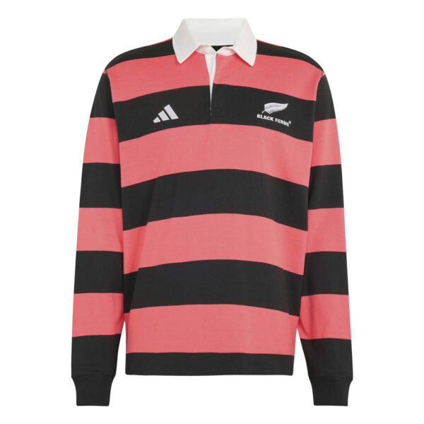 Black Ferns Long Sleeve Heritage Polo Shirt 2026