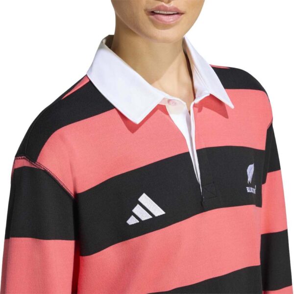 Black Ferns Long Sleeve Heritage Polo Shirt 2026 - Image 5