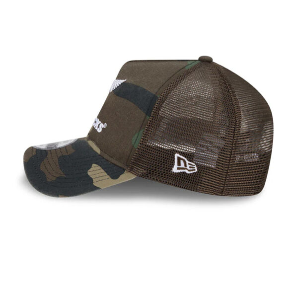 All Blacks New Era 9Forty A-Frame Woodland Camo Cap - Image 5