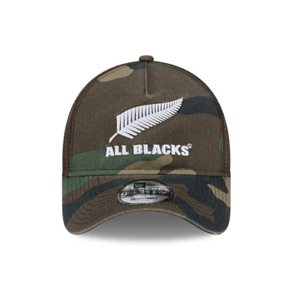 All Blacks New Era 9Forty A-Frame Woodland Camo Cap - Image 2