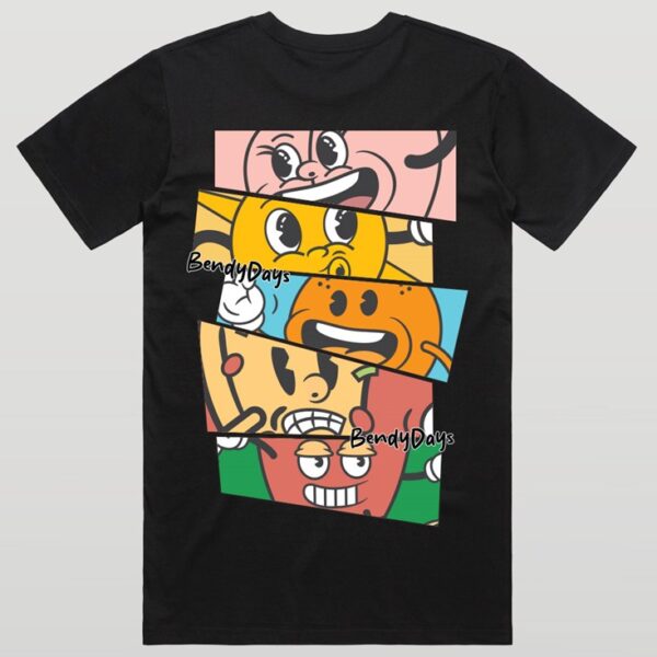 BendyDays Comic Faces Tee - Image 9