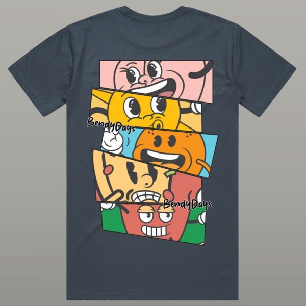 BendyDays Comic Faces Tee - Image 7