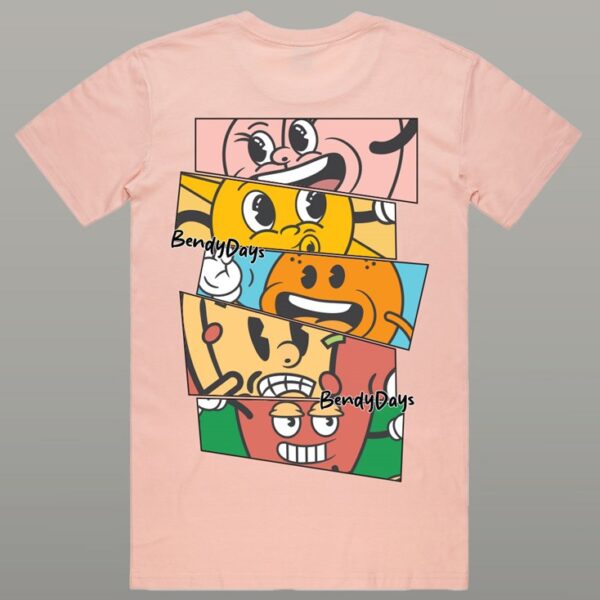 BendyDays Comic Faces Tee - Image 6