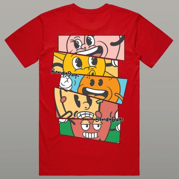 BendyDays Comic Faces Tee - Image 5