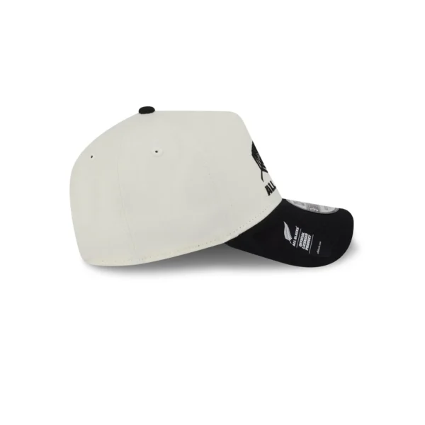 All Blacks New Era 9Forty A-Frame White/Black Cap - Image 5