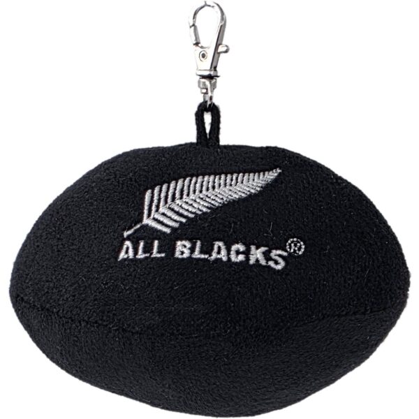 All Blacks Mini Rugby Ball Key Clip