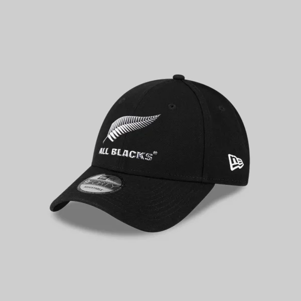 All Blacks New Era 9Forty Silver TPU Logo Cap