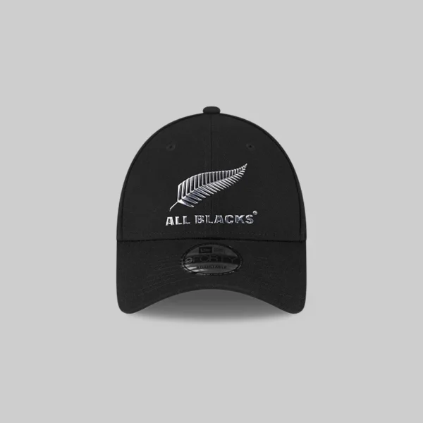 All Blacks New Era 9Forty Silver TPU Logo Cap - Image 2