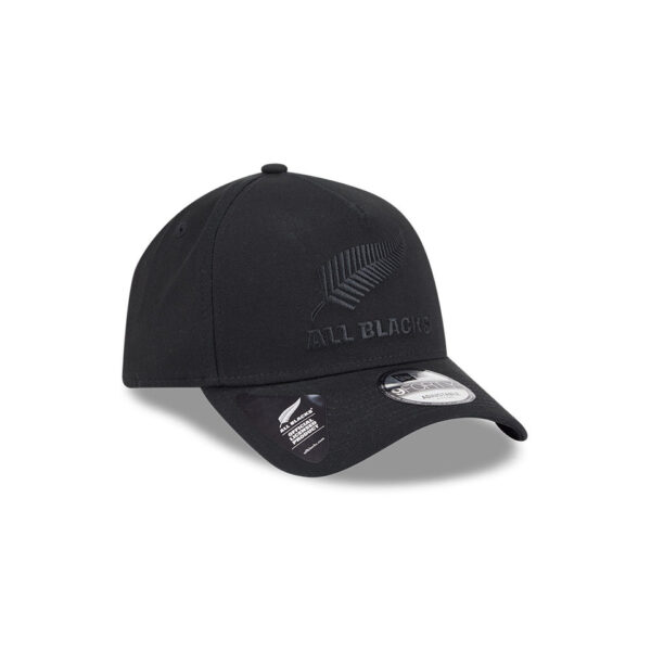 All Blacks New Era 9Forty A-Frame Black Cap - Image 3
