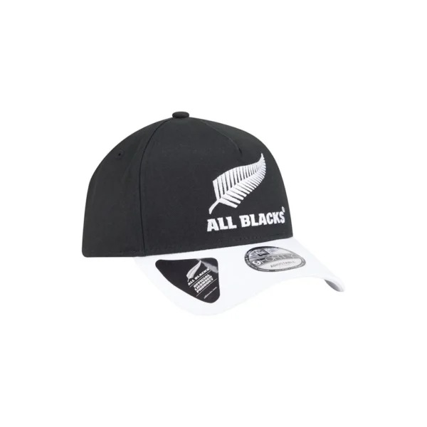 All Blacks New Era 9Forty A-Frame White/Black Cap - Image 3