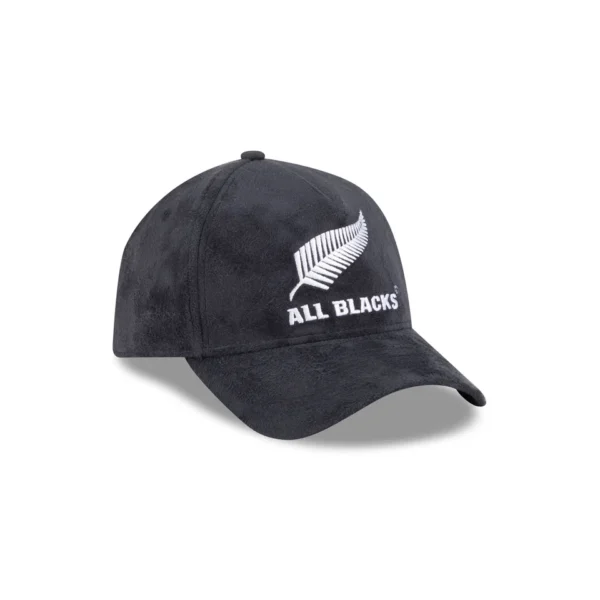 All Blacks New Era 9Forty A-Frame Suede Cap - Image 2