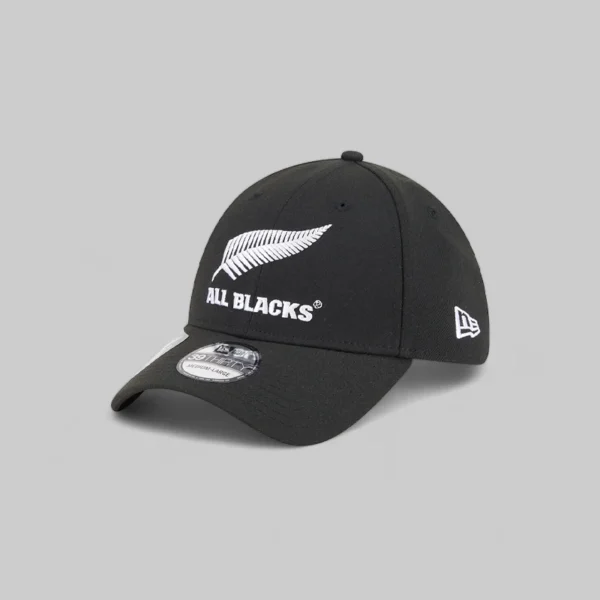 All Blacks New Era 39Thirty Black/White Cap