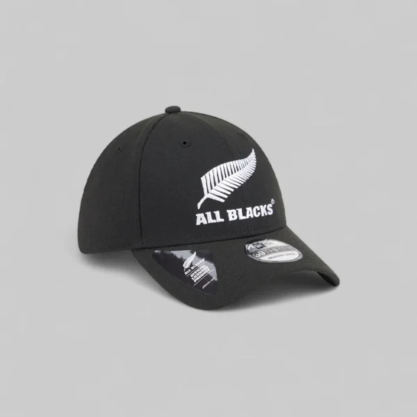 All Blacks New Era 39Thirty Black/White Cap - Image 2