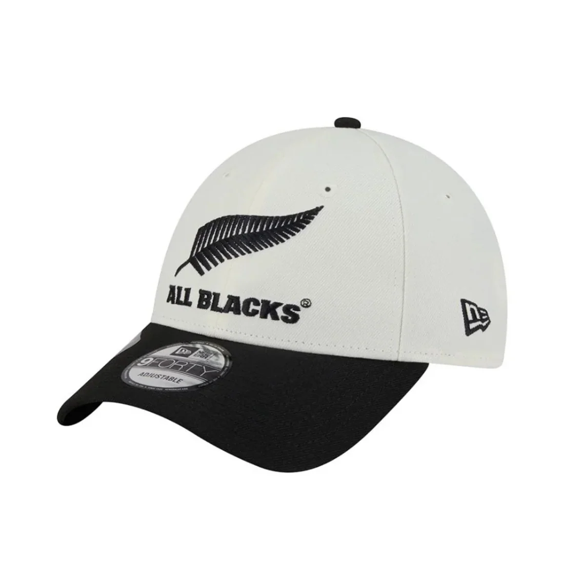 All Blacks New Era 9Forty Chrome White/Black Cap